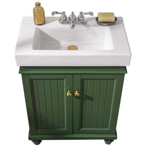 Legion Furniture WLF9324-VG 24" VOGUE GREEN SINK VANITY