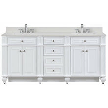 Load image into Gallery viewer, Design Element WN-72-W Winston 72&quot; Double Vanity in White