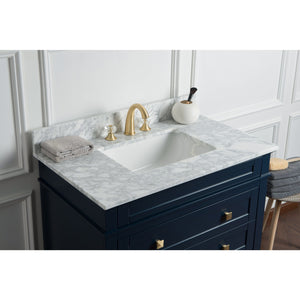 Legion Furniture WS3136-B 36" SOLID WOOD SINK VANITY WITH WITHOUT FAUCET