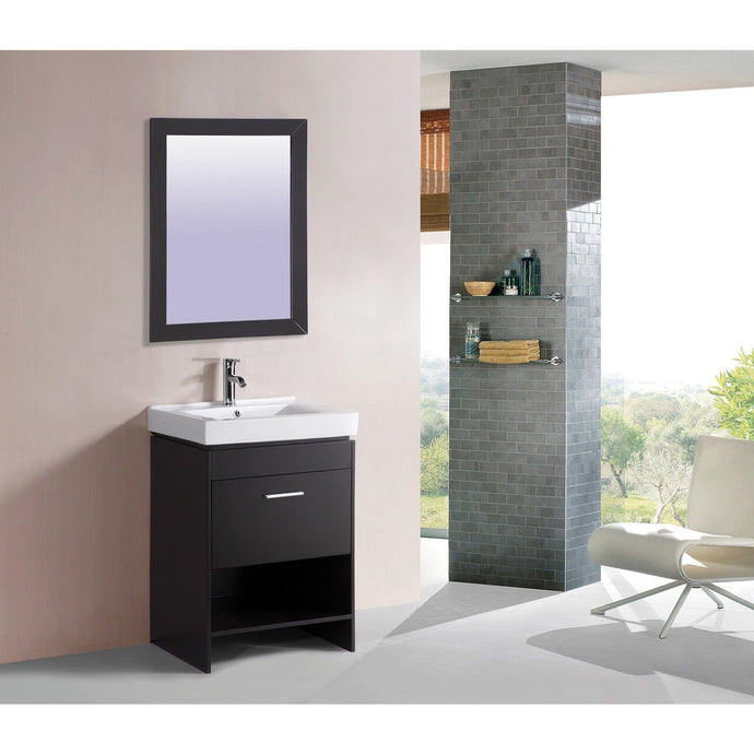 Legion Furniture WT9144 SINK VANITY WITH MIRROR - NO FAUCET