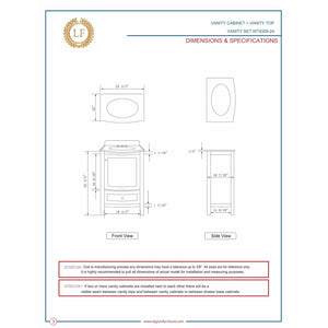 Legion Furniture WT9309-24-PG-PVC 24" PEWTER GREEN BATHROOM VANITY - PVC