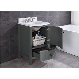 Legion Furniture WT9309-24-PG-PVC 24" PEWTER GREEN BATHROOM VANITY - PVC