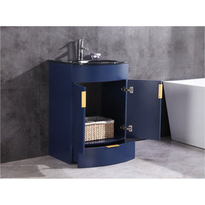 Legion Furniture WTM8130-24-B-PVC 24" BLUE BATHROOM VANITY - PVC