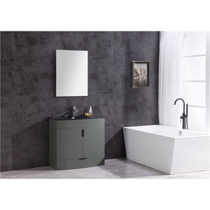 Legion Furniture WTM8130-36-PG-PVC 36" PEWTER GREEN BATHROOM VANITY - PVC