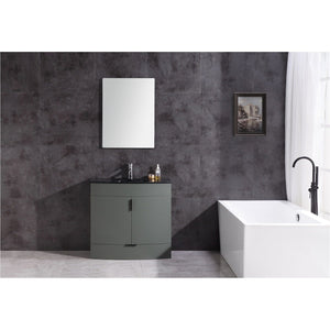 Legion Furniture WTM8130-36-PG-PVC 36" PEWTER GREEN BATHROOM VANITY - PVC