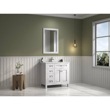 Load image into Gallery viewer, Legion Furniture WV2236-W 36&quot; WHITE FINISH SINK VANITY CABINET WITH CARRARA WHITE TOP