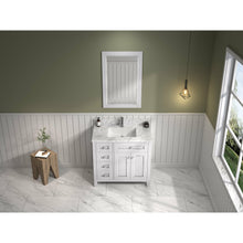 Load image into Gallery viewer, Legion Furniture WV2236-W 36&quot; WHITE FINISH SINK VANITY CABINET WITH CARRARA WHITE TOP