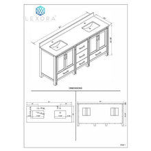 Load image into Gallery viewer, Lexora LZV352280SNJSM30 Ziva 80&quot; Rustic Barnwood Double Vanity, Cultured Marble Top, White Square Sink and 30&quot; Mirrors